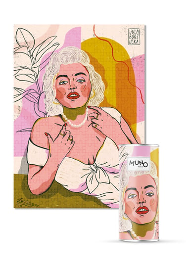 Muno, puzzle, „Marilyn” By Jula Borzucka, W Ozdobnej Tubie, 500 el. Muno Puzzle