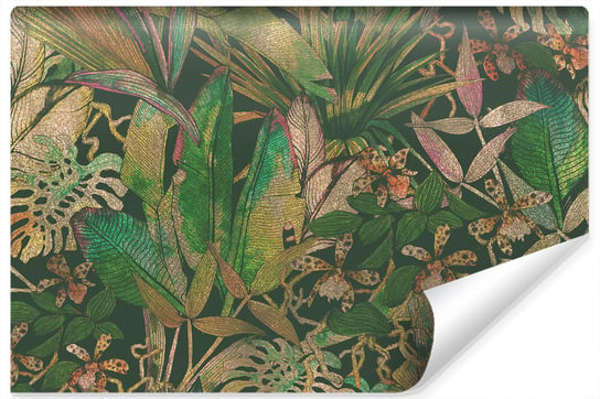 Muralo, Fototapeta, egzotyczne rośliny, styl vintage, 360x240 cm Muralo
