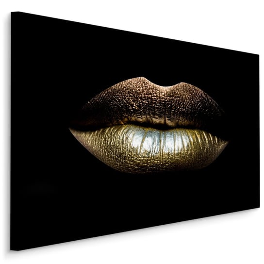 Muralo, Obraz do Sypialni, Złote usta, wymiary 70x50 cm Muralo