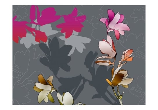 Murando, Fototapeta, Pastelowe magnolie, 350x270 cm Murando