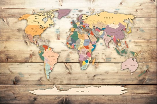 Murando, Mapa korkowa - Świat na wyciągnięcie ręki, 90x60 cm Murando