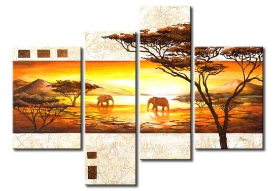 Murando, Obraz, Afryka z nutką elegancji, 140x105 cm Murando