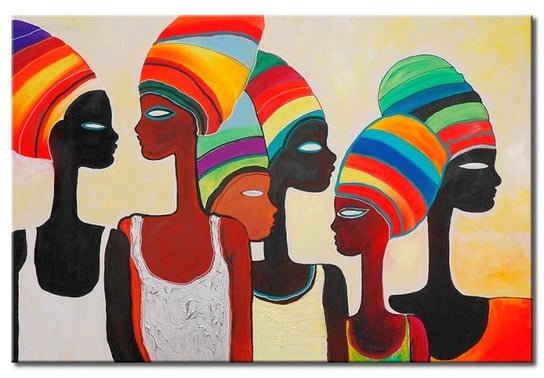 Murando, Obraz, Kolorowe turbany, 69x46 cm Murando