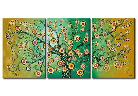 Murando, Obraz, Magiczne drzewo-zieleń, 105x49 cm Murando