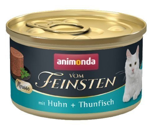 Mus dla kotów puszka z kurczakiem i Tuńczykiem 85g Vom Feinsten Animonda Animonda