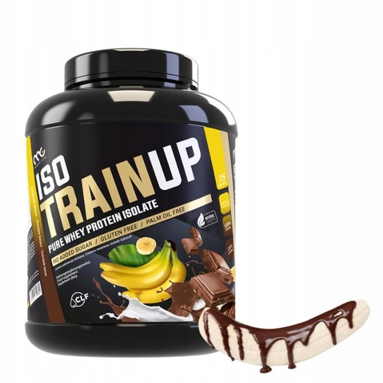 MUSCLE CLINIC ISO TRAIN UP 2250G SHAKER Izolat Białka 92% 1g CUKRU Muscle Clinic