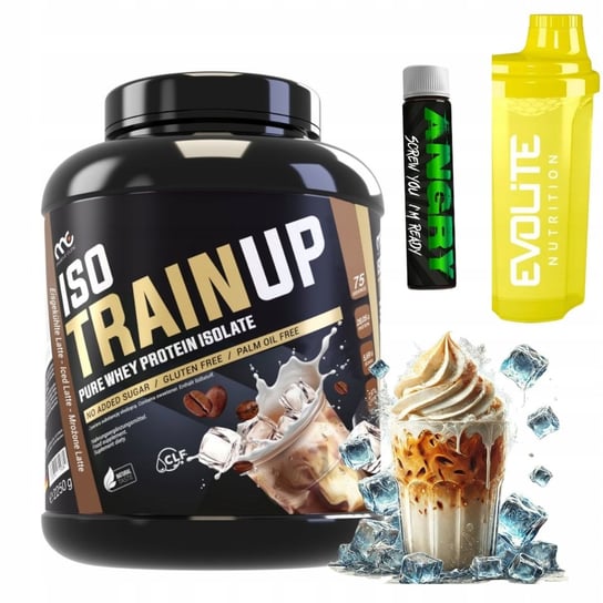 MUSCLE CLINIC ISO TRAIN UP 2250G SHAKER Izolat Białka 92% 1g CUKRU Muscle Clinic