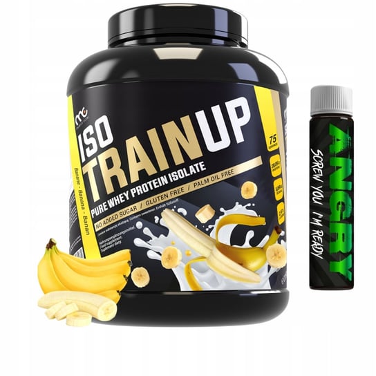 MUSCLE CLINIC ISO TRAIN UP 2250G SHAKER Izolat Białka 92% 1g CUKRU Muscle Clinic