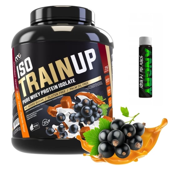 MUSCLE CLINIC ISO TRAIN UP 2250G SHAKER Izolat Białka 92% 1g CUKRU Muscle Clinic