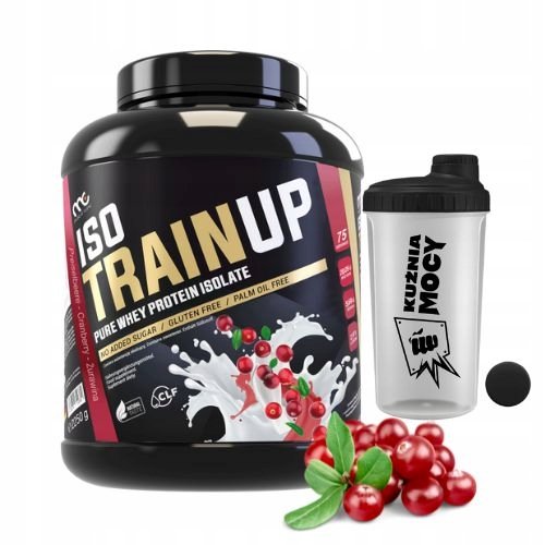 MUSCLE CLINIC ISO TRAIN UP 2250G SHAKER Izolat Białka 92% 1g CUKRU Muscle Clinic