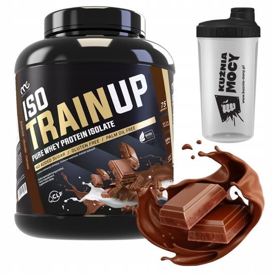 MUSCLE CLINIC ISO TRAIN UP 2250G SHAKER Izolat Białka 92% 1g CUKRU Muscle Clinic