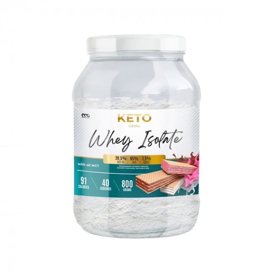 Muscle Clinic Keto Whey Isolate 800G Waniliowy Muscle Clinic