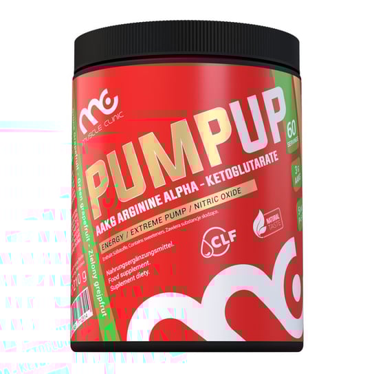 Muscle Clinic Pump Up 210G Grapefruit Muscle Clinic