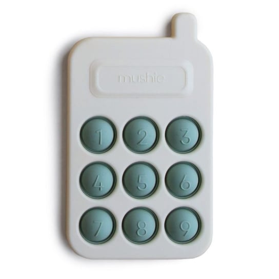 Mushie Zabawka Sensoryczna Bąbelki Do Wciskania Telefon Cambridge Blue Mushie