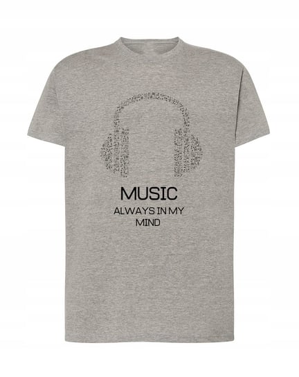 Music Always in my Mind T-shirt Logo Rozm.XL Inna marka