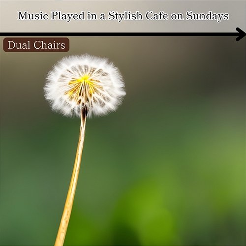 Music Played in a Stylish Cafe on Sundays Dual Chairs