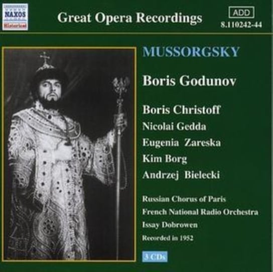MUSSOR BORIS GODUNOV 3CD Gedda Nicolai