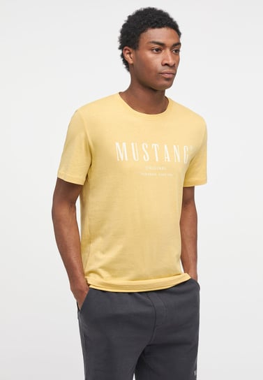 Mustang Alex C Print Męski T-Shirt Koszulka Logo Jojoba 1013802 9051-L Inna marka