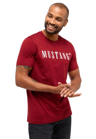 MUSTANG BORDOWA KOSZULKA MĘSKA T-SHIRT BLUZKA M Inna marka