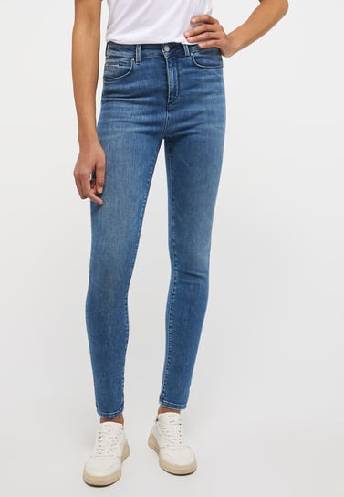 Mustang Georgia Super Skinny Damskie Spodnie Jeansowe Jeansy Denim Blue 1013578 5000 682-W29 L32 Inna marka