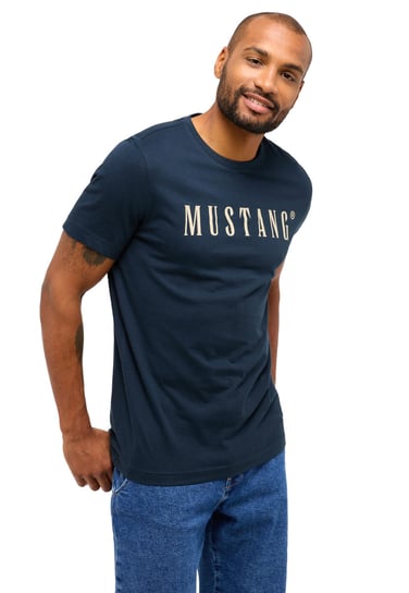 MUSTANG GRANATOWA KOSZULKA MĘSKA T-SHIRT BLUZKA 3XL Inna marka