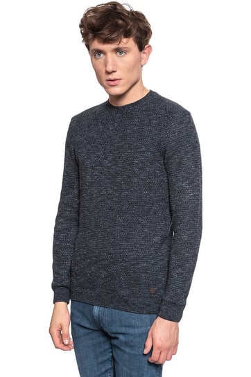 Mustang Muline Jumper Męski Sweter Klasyczny Dark Sapphire 1006554 4136-2Xl Inna marka