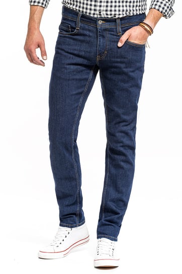 Mustang Oregon Tapered Męskie Spodnie Jeansowe Jeans Denim Blue 1014042 5000 940-W34 L34 Inna marka