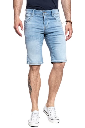 Mustang, Spodenki męskie, 5 Pocket Short Denim Blue 1007108 5000 413, rozmiar W29 Mustang