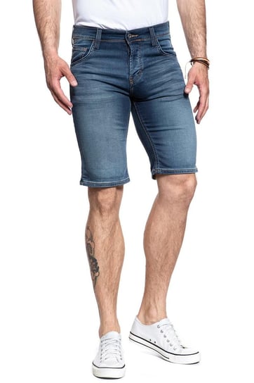 Mustang, Szorty męskie, Chicago Short Denim Blue 1007754 5000 943, rozmiar W36 Mustang