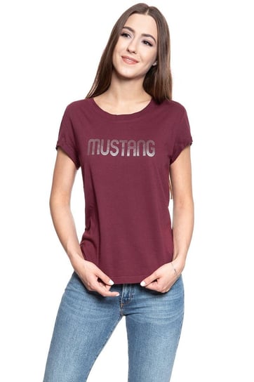 Mustang, T-shirt damski, Alina C Print Port Royale 1008401 7193, rozmiar S Mustang