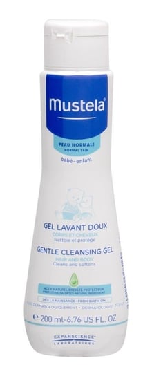 Mustela, Gentle Cleansing Gel Bébé Hair and Body, Płyn do kąpieli dla dzieci, 200 ml Mustela