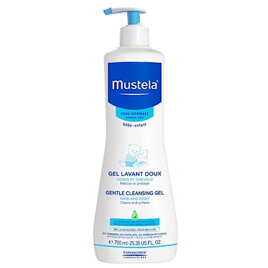 Mustela Gentle Cleansing Gel, Delikatny żel mycia ciała i włosów dla dzieci 750ml Mustela