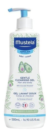 Mustela, Gentle Cleansing Gel, Żel do mycia ciała i włosów, 500 ml Mustela