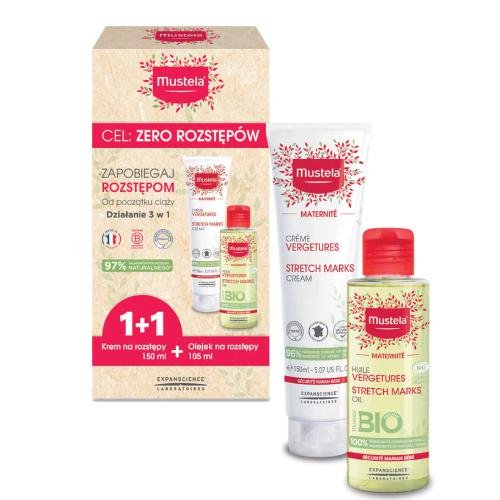 Mustela Maternite, Zestaw Przeciw Powstawaniu Rozstępów, 2 Szt. Mustela