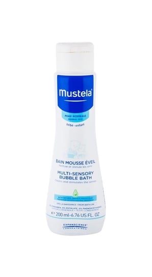 Mustela, Multi-Sensory Bubble Bath Bébé, Płyn do kąpieli dla dzieci, 200 ml Mustela