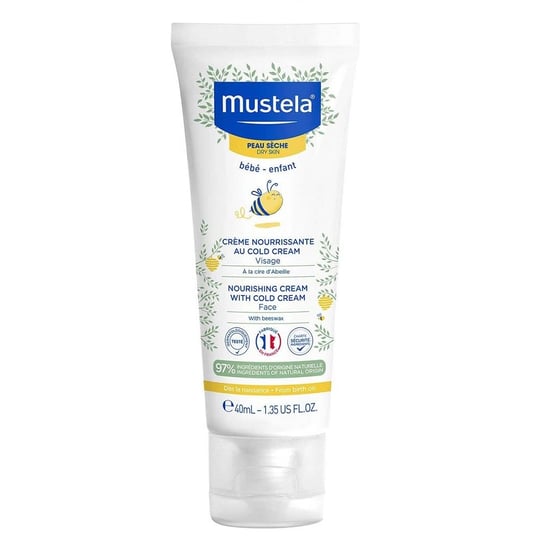 Mustela, Nourishing Cream With Cold Cream, Nawilżający I Relaksujący Krem Dla Dzieci, 40ml Mustela