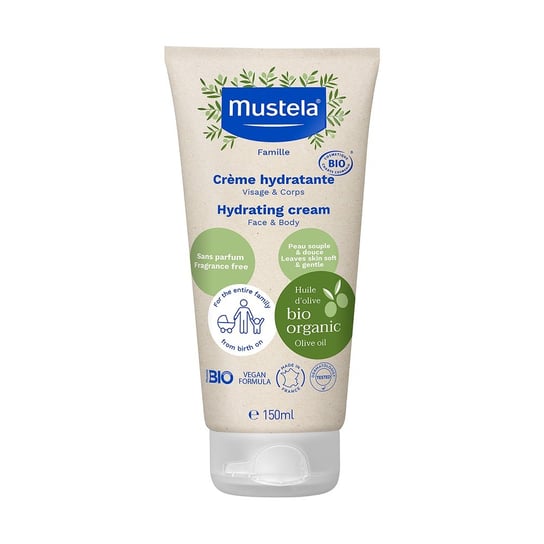 Mustela, Organic Hydrating Cream, Organiczny Krem Nawilżający, 150ml Mustela