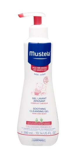 Mustela, Soothing Cleansing Gel Bébé Hair and Body, Płyn do kąpieli dla dzieci, 300 ml Mustela