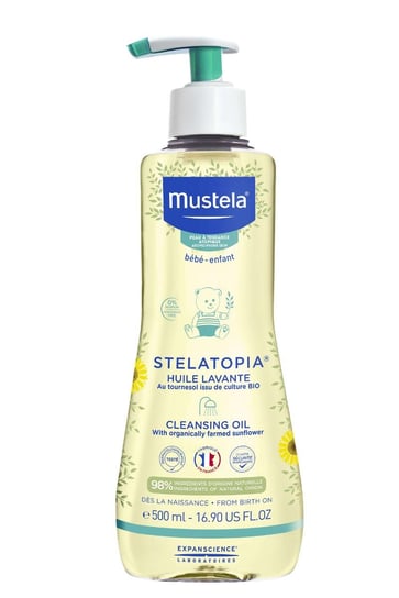 Mustela Stelatopia, olejek myjący, 500 ml Mustela