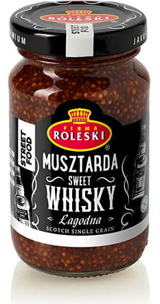 Musztarda Sweet Whisky Street Food 200g Roleski