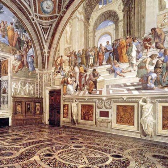 Muzea Watykańskie #4 - Rafael Santi - Stanza della Segnatura (Szkoła Ateńska) - Przed obrazem - podcast Żelazińska Joanna