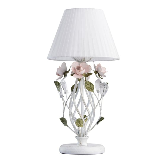 MW-LIGHT, Lampa stołowa Flora, biały, 49x24 cm MW-LIGHT