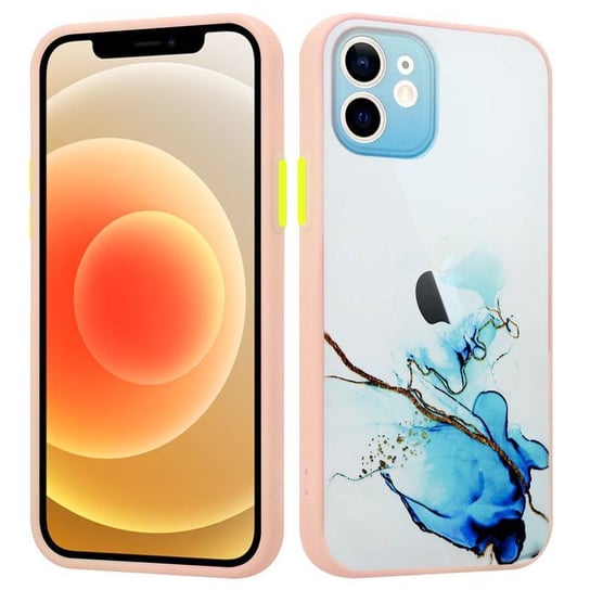 MX AQUARELLE IPHONE XR NIEBIESKO-BIAŁY / NAVY-WHITE Maxximus