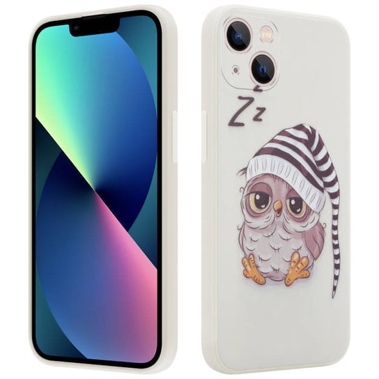 MX OWL SLEEPY SAMSUNG A22 5G BEIGE / BEŻOWY Maxximus