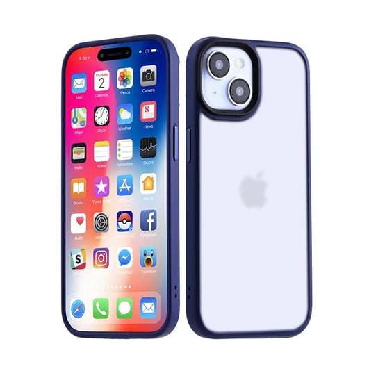 MX RIBBED CAM IPHONE 14 PLUS (6.7) DARK BLUE / GRANATOWY Maxximus