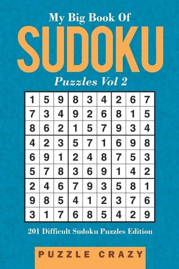 My Big Book Of Soduku Puzzles Vol 2 Puzzle Crazy