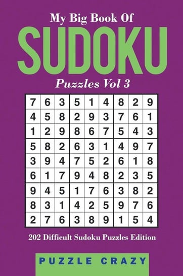 My Big Book Of Soduku Puzzles Vol 3 Puzzle Crazy