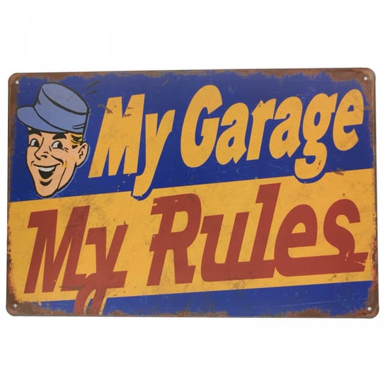 My Garage My Rules Tabliczka Blacha Ozdobna Inna marka