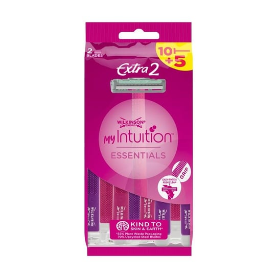 My Intuition Extra2 Essentials, Jednorazowe maszynki do golenia dla kobiet, 15 szt. Wilkinson