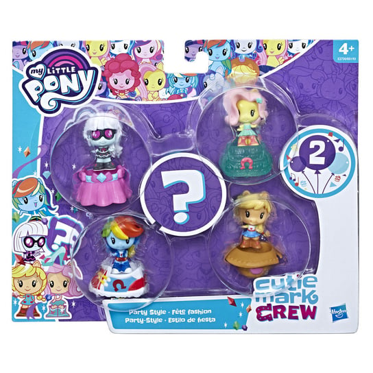 My Little Pony, Cutie Mark Crew, figurki Party Style, E0193/E2730 Hasbro
